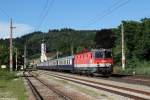 1144 029 mit EZ 5927 am 02.08.2014 in Wernstein.