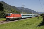 1144 012 mit EC151 bei Mixnitz am 23.06.2016.