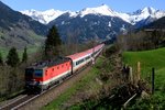 Bei Anger konnte am 25. April 2013 die 1144.233 mit ihrem IC 591 nach Salzburg aufgenommen werden.