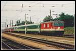 1146 002 mit EC105 in Drösing am 5.09.1994.