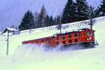 1180 001 im Winterdienst am Arlberg, 27.12.1986.