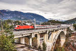 1216 004-2 fährt mit dem EC 31 (Wien Hbf - Klagenfurt Hbf - Udine - Venezia S.