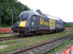 1216 050, die Weltrekord-E-Lok, beim Bahnhofsfest in Hersbruck am 30.06.2007