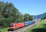 Die 1216 227 traktionierte am 11.