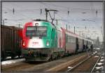 EM-Taurus Italien 1216 004 fhrt mit IC 535 Stadtgalerie Klagenfurt im Bahnhof Zeltweg
11.12.2007