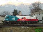 1216 226 in den Tschechischen Landesfarben ruht sich vor dem Depot in Buchs SG aus.
11.02.08