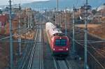 1216 236 mit EC 172 von Villach Hbf. nach Hamburg Altona am Morgen des 03.01.2009 zwischen Pfaffsttten und Gumpoldskirchen.