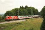 1216 015 mit einem EC in Alingen am 30.07.2010 