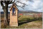 In den Weinbergen von Gumpoldskirchen ist der Prager EC 73 auf dem Weg nach Wiener Neustadt. 24.01.12