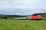 BB 1216 130 unterwegs mit dem EC 211  Sava  Villach Hbf - Beograd am 07.06.12 bei Finkenstein