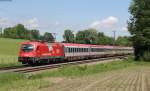 1216 012-5 mit dem EC 87 (Mnchen Hbf-Venezia Santa Lucia) bei Vogl 28.5.13