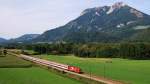 1216 016 mit EC 83 bei Fischbach a. Inn (21.08.2013)