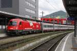 1216 007 mit IC 31 (Wien - Venedig) am 1.06.2014 in Bruck/Mur.