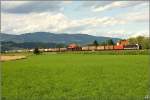 1216 025  World Record  fhrt mit 54565 von Bruck an der Mur nach Villach.