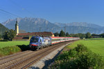 1216 019 mit EC 84 am 27.08.2016 bei Niederaudorf.