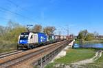 1216 954 + 193 237 mit DGS 41155 am 07.04.2019 bei Plattling.