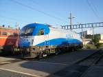 Die 1216.921-7 der GKB - ADRIA Transport im Bereich des Linzer HbF am 30.06.2008.