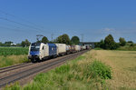 1216 953 mit einem KLV am 05.07.2016 bei Plattling. 