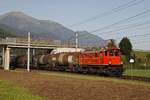 1245.525 mit Güterzug in Gaishorn am 24.08.2017.