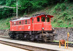 30.05.1993, Bahnhof Altaussee Lok ÖBB 1245 007-8 befindet sich noch im regulären Betriebsdienst und wartet auf den nächsten Einsatz