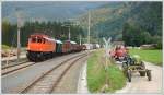 GEG 1245.518 am 10.8.2012 mit dem Fotogterzug 17247 von Admont nach Selzthal, aufgenommen in Frauenberg.