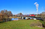 1293 057 mit einem KLV am 23.11.2021 bei Plattling.