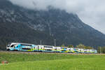 Westbahn im Inntal bei Oberlangkampfen am 11.Oktober 2025.