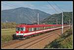 4010 018 + 4010 002 fahren am 19.10.2003 als IC518 (Graz - Innsbruck) bei Niklasdorf durchs Murtal.