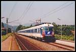 4010 007 ist am 25.07.1994 als IC552 in  Kapfenberg Haltestelle  zu sehen.