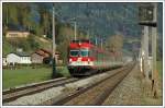 4010 016 an der Spitze des IC 610 „World Vision – Kinderpatenschaft“ von Graz nach Innsbruck  am 24.4.2008 in Seiz aufgenommen.