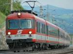 Mit dem Triebkopf 4010 001 voraus ist am 25.05.2008  der IC600 in Wartberg/Kr.durchgefahren.