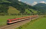 4010 016-6 im Einsatz als IC514 Graz - Salzburg zwischen Trieben und Rottenmann. (27.07.2008)