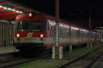 4010 009 mit Steuerwagen 6010 009 wartet am 23.12.2008 auf 4010 016 um gemeinsam als IC 15537 nach Villach den Weihnachtsverkehr zu entlasten.