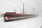 Noch einmal Winter: 4010 007 als IC 517  Karl Bhm  bei der Ausfahrt aus dem Bahnhof Liezen, 10.11.2007.