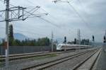 ICE 116 Dresden auf der Fahrt von Wien nach Mnchen. Aufgenommen bei Salzburg-Taxham.  20.09.08
 