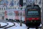 15.2.2013: 4020-317 als S45 der Wiener S-Bahn am Weg von Wien-Htteldorf nach Wien-Handelskai auf der Vorortelinie.