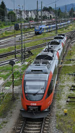 ÖBB 4023 010-4 ist Mitte August 2020 in Freilassing abgestellt.