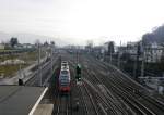 Ein 4023 als S3 bei der Ausfahrt aus Salzburg-Gnigl. 1.1.2010