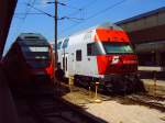 S 50 nach Tullnerbach-Pressbaum und Eilzug nach Wels in Wien Westbahnhof am 15.6.2006