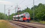 4023 003 war am 02.07.12 als BLB von Freilassing aus nach Bad Reichenhall als er in Piding eintraf.