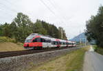 4024 109-3 als REX 5220 (Kufstein - Brennero/Brenner) bei Terfens, 22.09.2019.