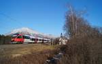 Die Tiroler S-Bahn-Linie 1 wird grundsätzlich von 4 sich pro Tag im Umlauf befindenden Triebwagengarnituren betrieben.