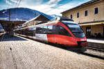 4024 097-0 wartet im Bahnhof Lienz, auf die Abfahrt als S1 4260 nach Friesach.