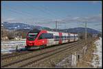 4024 047 zwischen Fentsch St.Lorenzen und Knittelfeld am 4.02.2019.