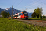 4024 022-8 auf dem Weg zum Bregenzer Hafen. Im Schuttannen gab es vor dem 7.5.19 noch frischen Schnee.