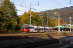 4024 022-8 bei der Ausfahrt in Bregenz. 19.10.19