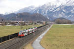 ÖBB 4024 078 // Aufgenommen zwischen Kuchl und Golling-Abtenau. // 31. Januar 2020	
