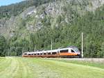 Löruns - 31. Juni 2020 : 4024 135 als S4 Bludenz - Schruns auf der Montafonerbahn unterwegs.