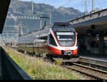 ÖBB - Cityjet 402 133-2 als Regio nach Feldkich im SBB Bahnhof Buchs am 30.09.2020