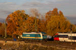 223 067 beim rangieren mit 4024 022-4. Lindau 30.10.20